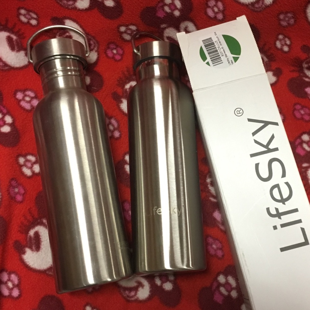 STAINLESS STEEL WATER BOTTLES 20 Oz & 26 Oz Set